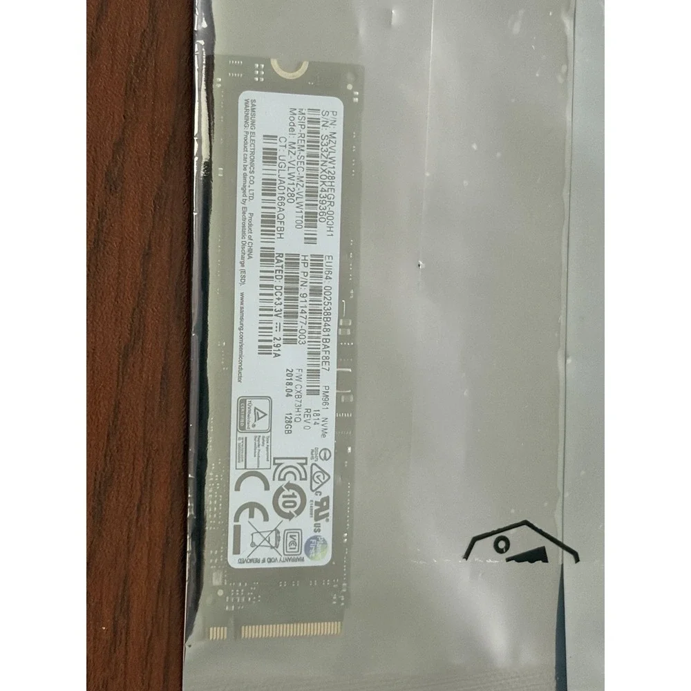 SAMSUNG MZ-VLW1280 128GB PM961 Solid State Drive Best Buy Inspected Sealed